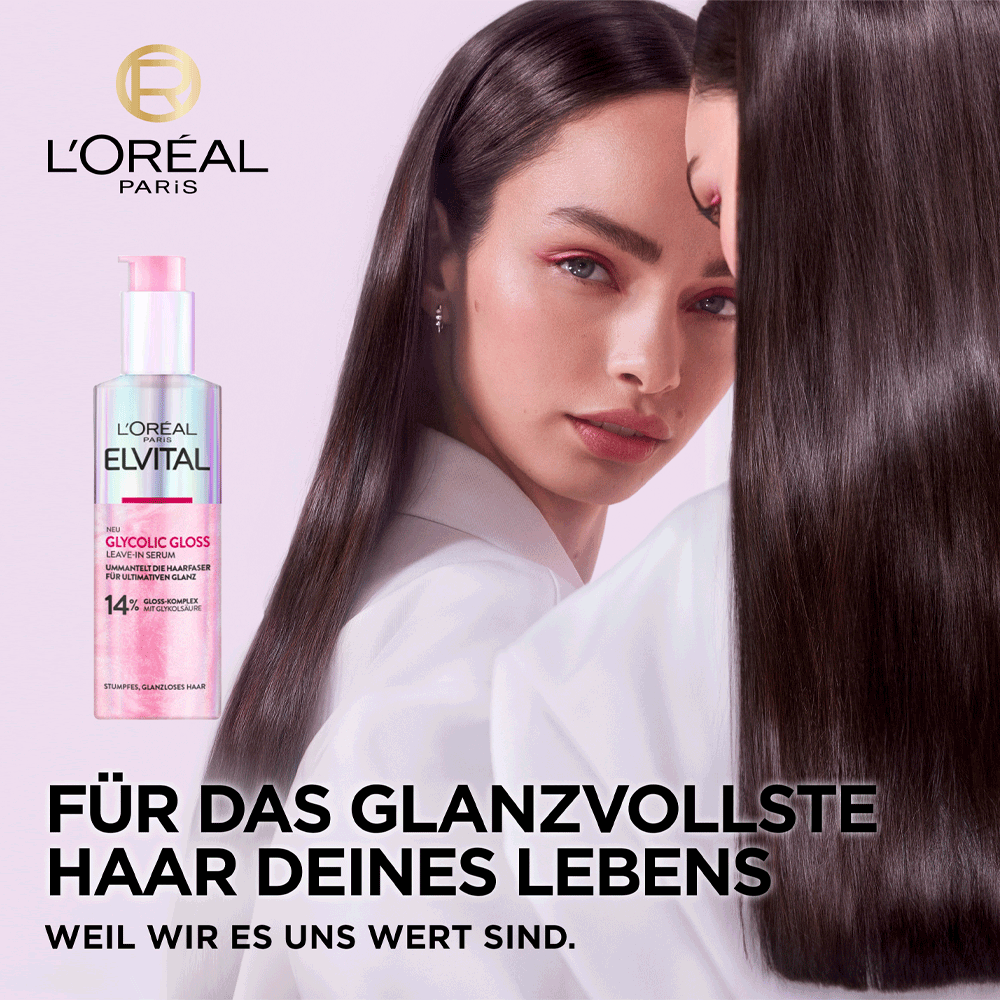 L Or Al Paris Elvital Glycolic Gloss Serum Online Kaufen