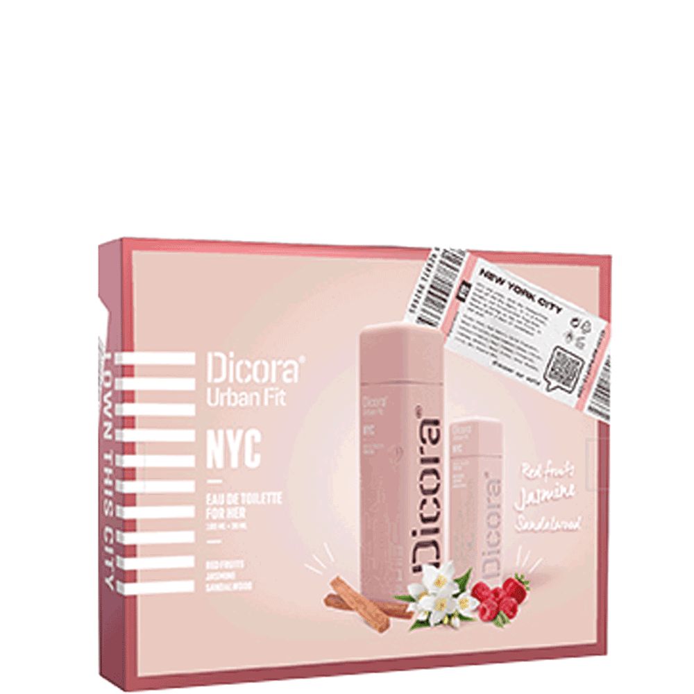 Dicora Urban Fit NYC For Her Set - Set (edt/100ml + edt/30ml)