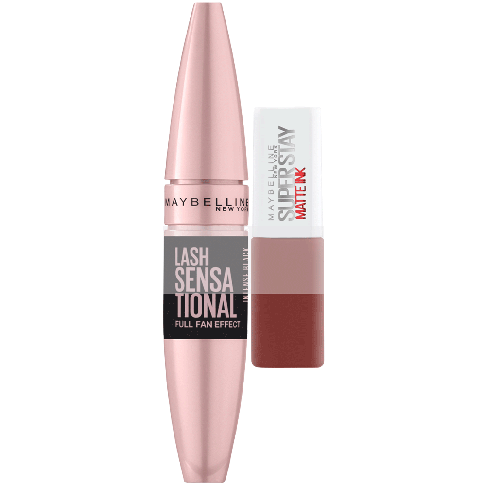 Maybelline Mascara Set Lash Sensational Intense Black Matte Ink Mini Lippenstift Online Kaufen 4033