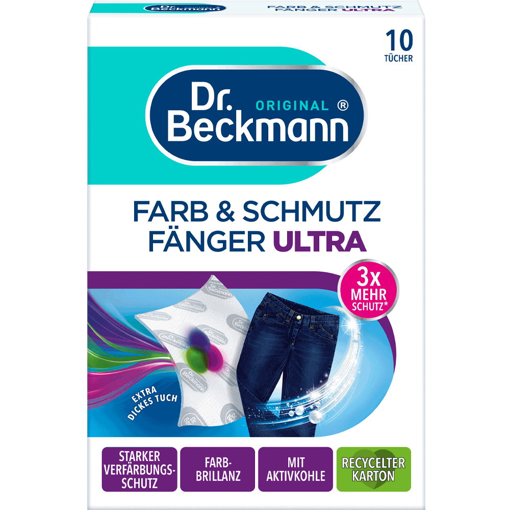Bild: Dr. Beckmann Farb & Schmutz Fänger Ultra Tücher 
