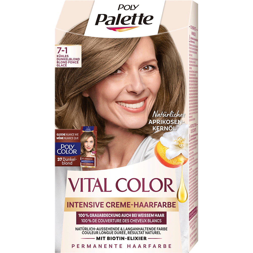 Bild: POLY Palette Vital Color Haarfarbe Kühles Dunkelblond