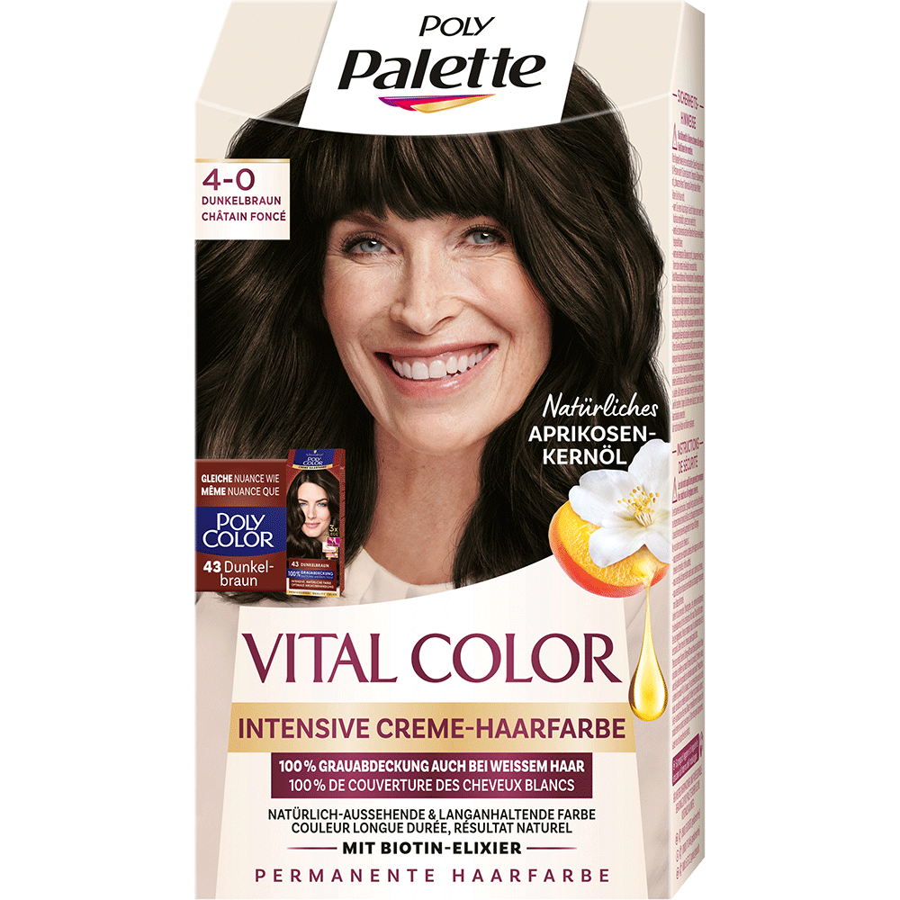 Bild: POLY Palette Vital Color Haarfarbe dunkelbraun