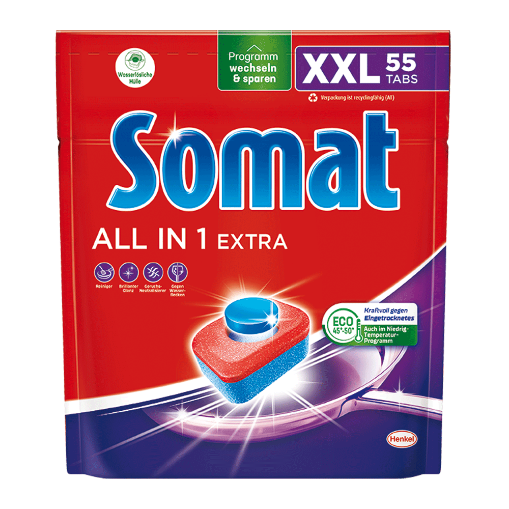 Bild: Somat All in 1 Extra Geschirrspültabs 