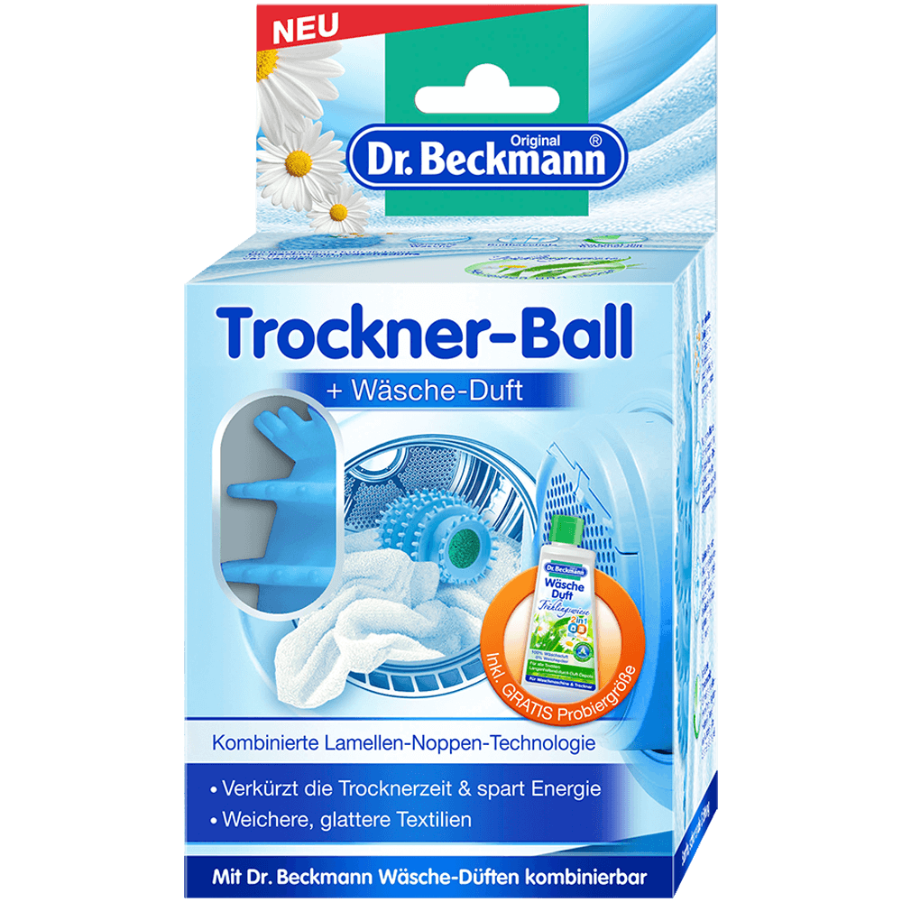 Bild: Dr. Beckmann Trockner Ball + Wäscheduft 