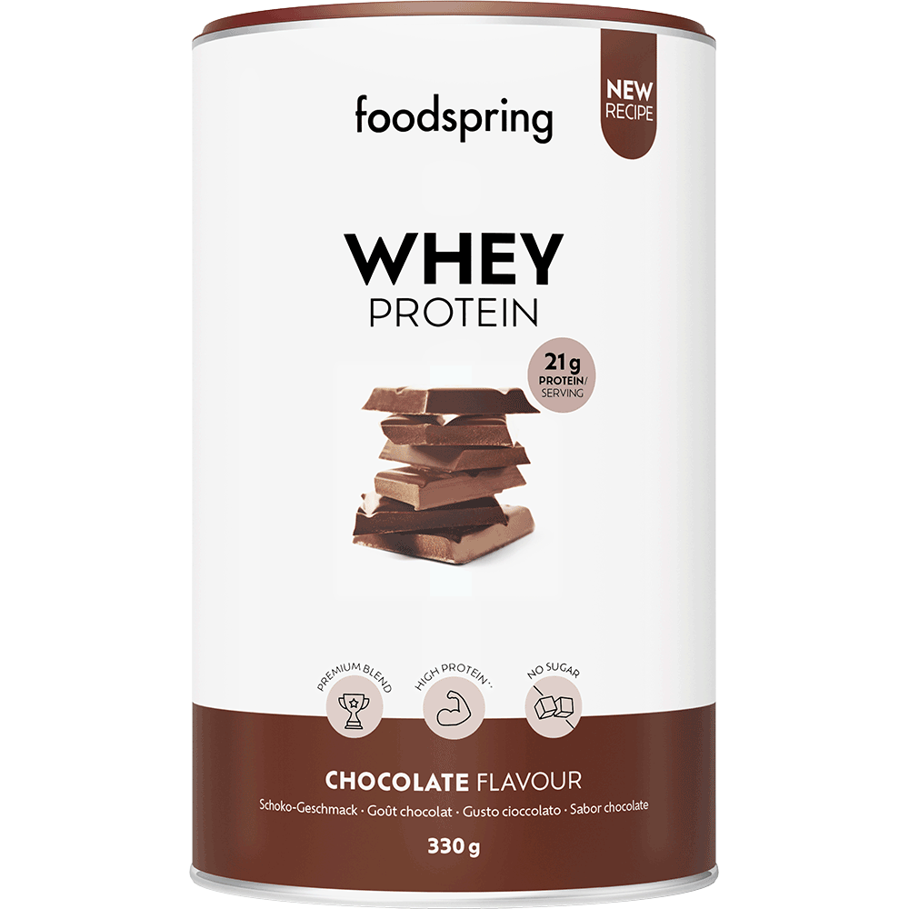 Bild: foodspring Whey Protein Schokolade 
