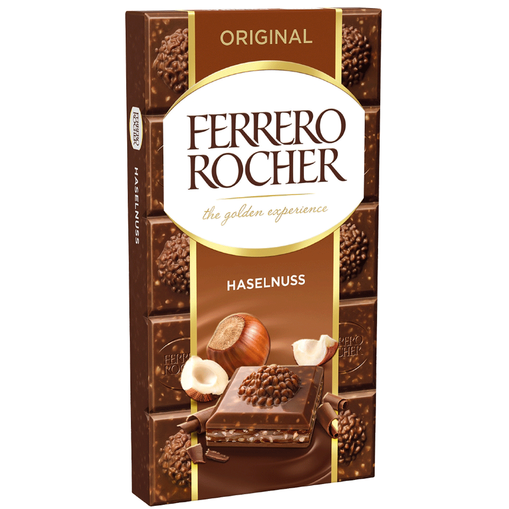 Bild: Ferrero Rocher Schokotafel 
