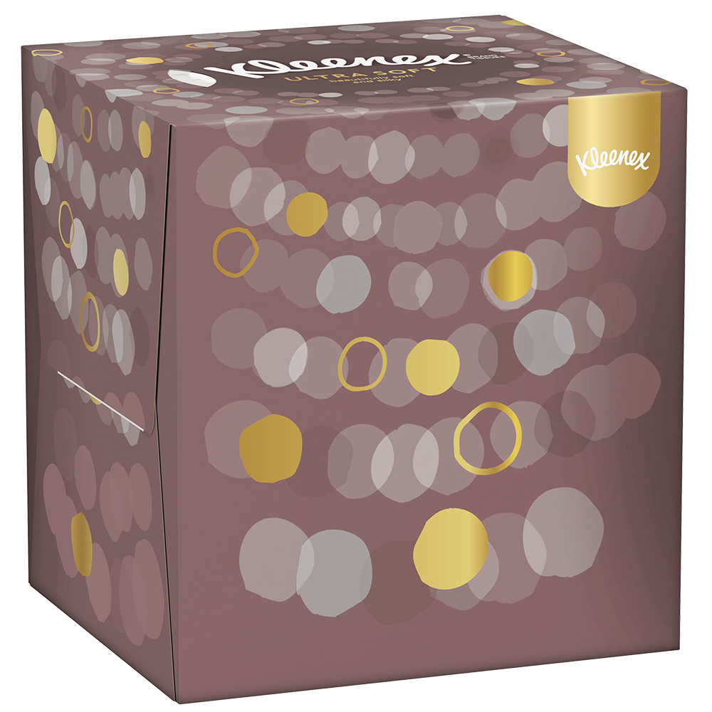 Bild: Kleenex Kosmetiktücher Ultra Soft Würfelbox 