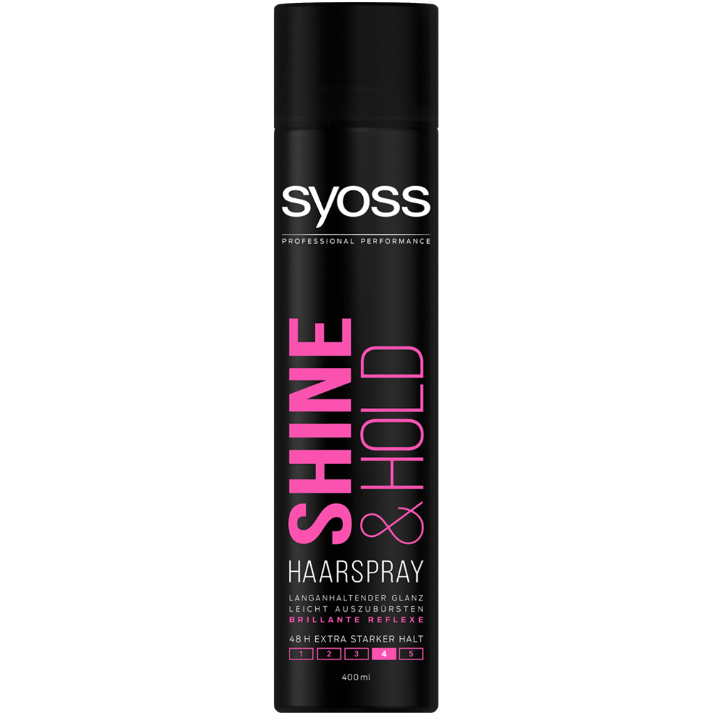 Bild: syoss Shine & Hold Glanz-Haarspray 