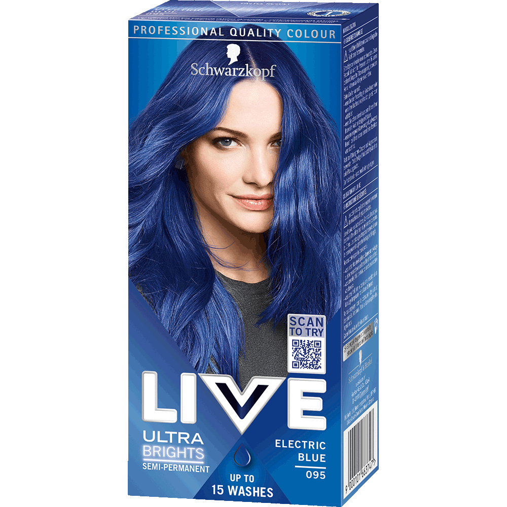 Bild: Schwarzkopf Live Ultra Brights or Pastel Haarfarbe electric blue