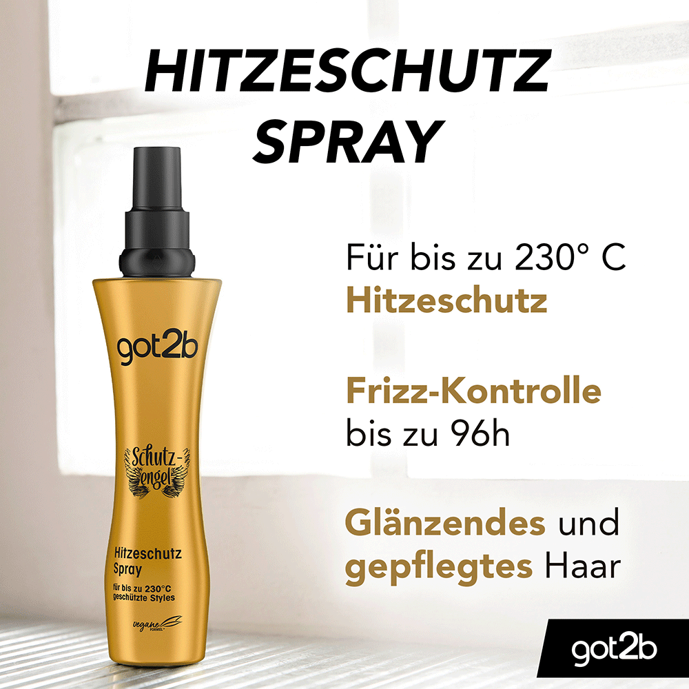 Bild: Schwarzkopf got2b Schutzengel Hitzeschutz Spray 
