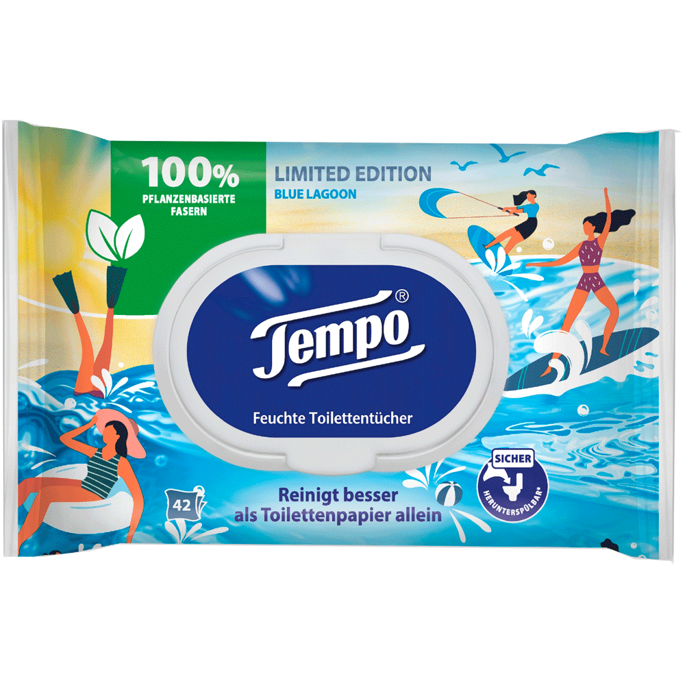 Bild: Tempo Feuchtes Toilettenpapier Limited Edition 
