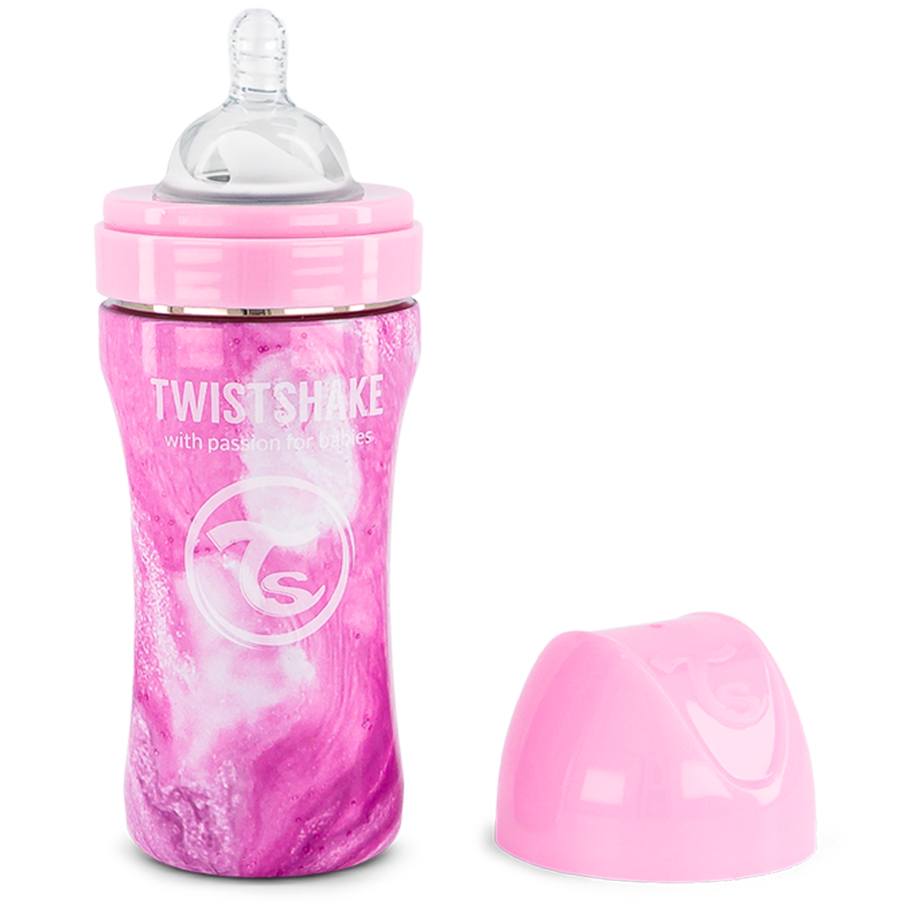 Bild: Twistshake Anit Colic Fläschchen Pink 