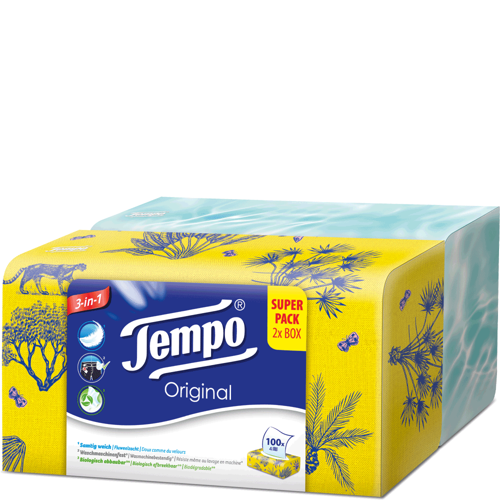 Bild: Tempo Original Taschentücher Duo Box 