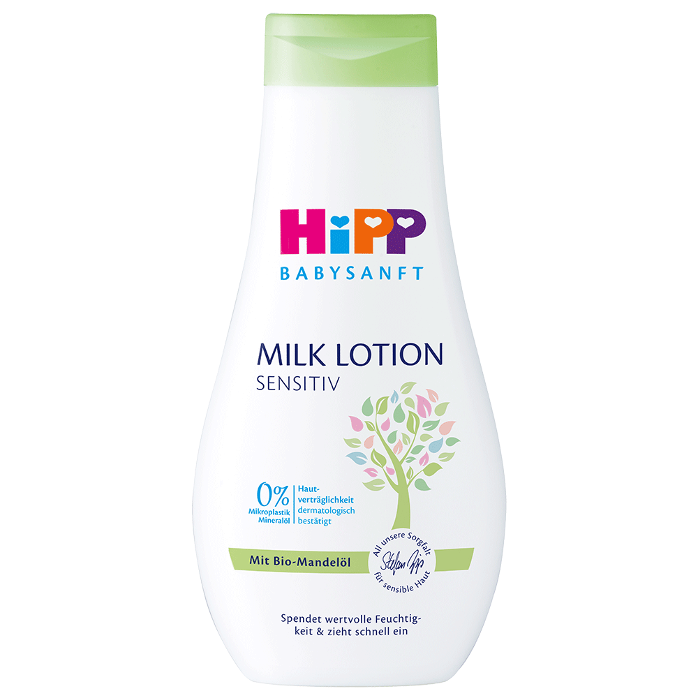 Bild: HiPP Babysanft Milk Lotion Sensitiv 