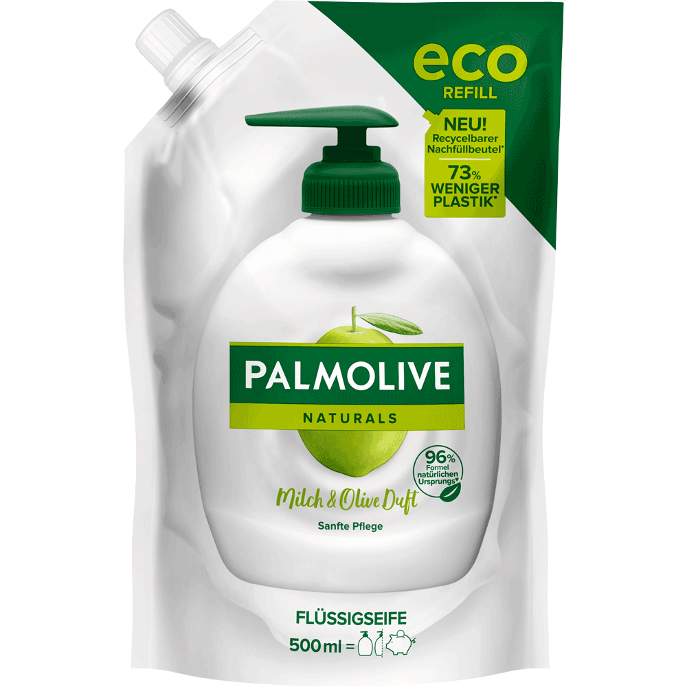 Bild: Palmolive Naturals Flüssigseife Milch & Olive Duft Nachfüllung 