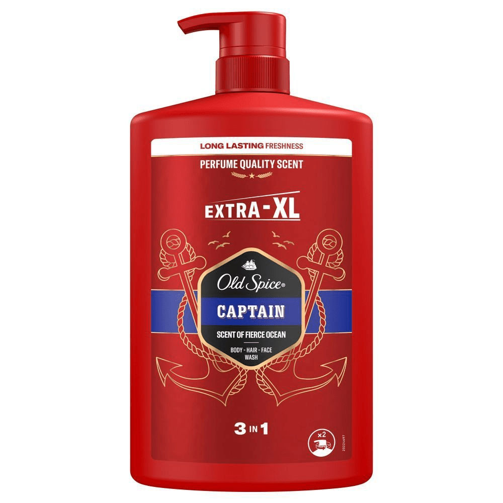 Bild: Old Spice Captain 3-in-1 Duschgel & Shampoo für Männer 
