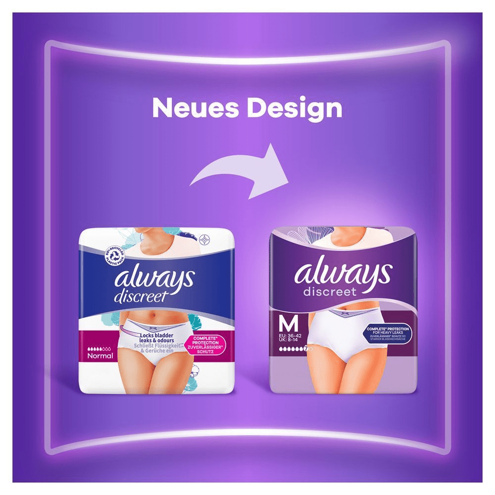 Bild: always Discreet Inkontinenz-Höschen Für Frauen Plus XL 
