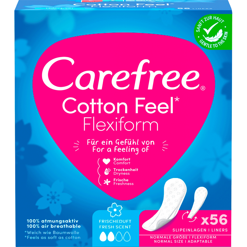 Bild: Carefree Cotton Feel Flexiform mit Frischeduft 