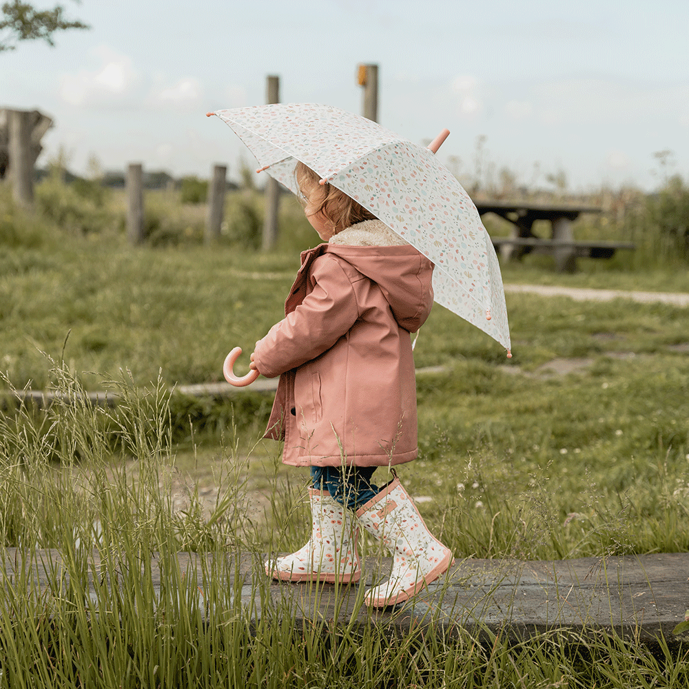 Bild: Little Dutch Regenschirm Flowers and Butterflies