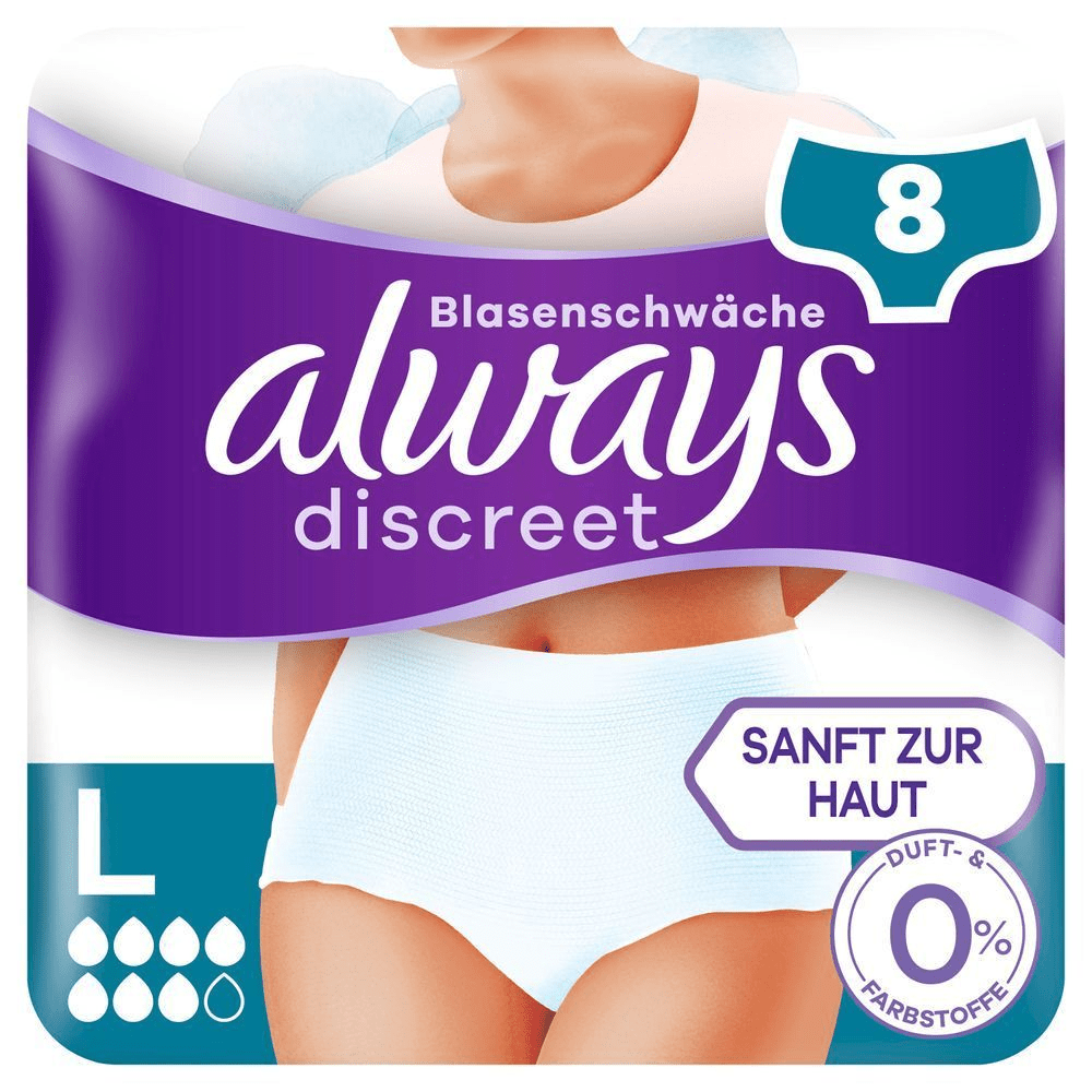 Bild: always Discreet Inkontinenz Pants Plus L 