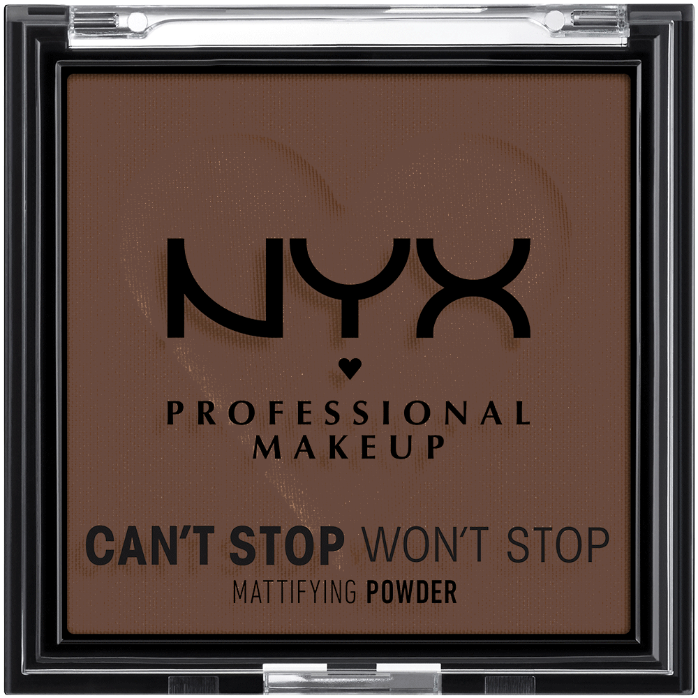 Bild: NYX Professional Make-up Can't Stop Won't Stop Mattifying Pressed Powder RICH