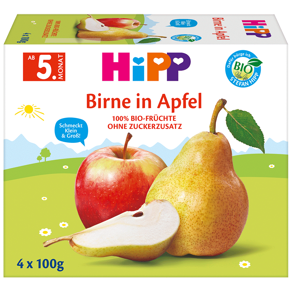 Bild: HiPP Birne in Apfel 