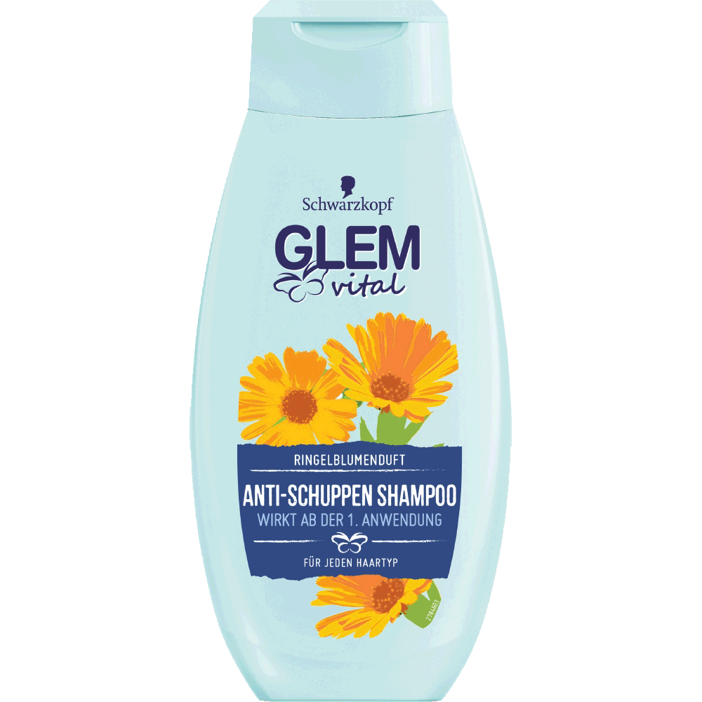 Bild: Schwarzkopf GLEM vital Anti-Schuppen Shampoo Ringelblume 