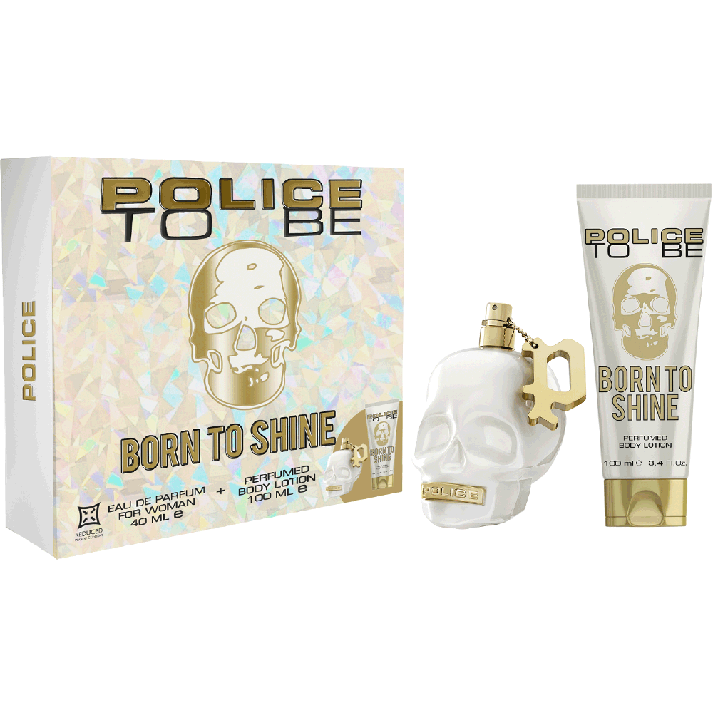 Bild: Police To Be Born To Shine Woman Geschenkset Eau de Parfum 40 ml + Bodylotion 100 ml 