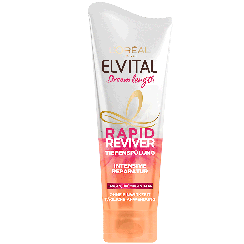 Bild: L'ORÉAL PARIS ELVITAL Dream Length Rapid Reviver Tiefenspülung intensive Reparatur 