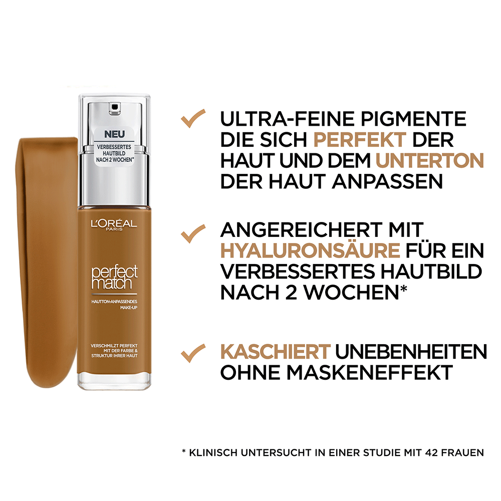 Bild: L'ORÉAL PARIS Perfect Match Make-up nut brown