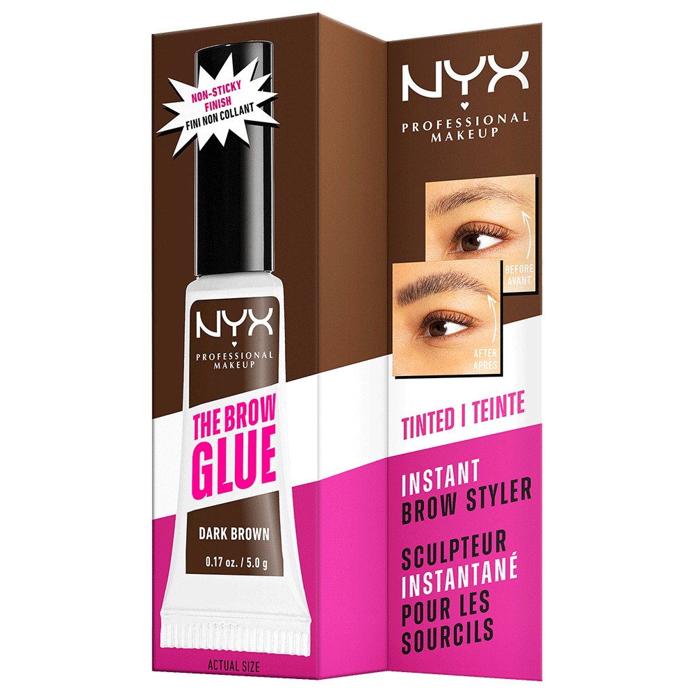 Bild: NYX Professional Make-up The Brow Glue Instant Brow Styler Dark Brown