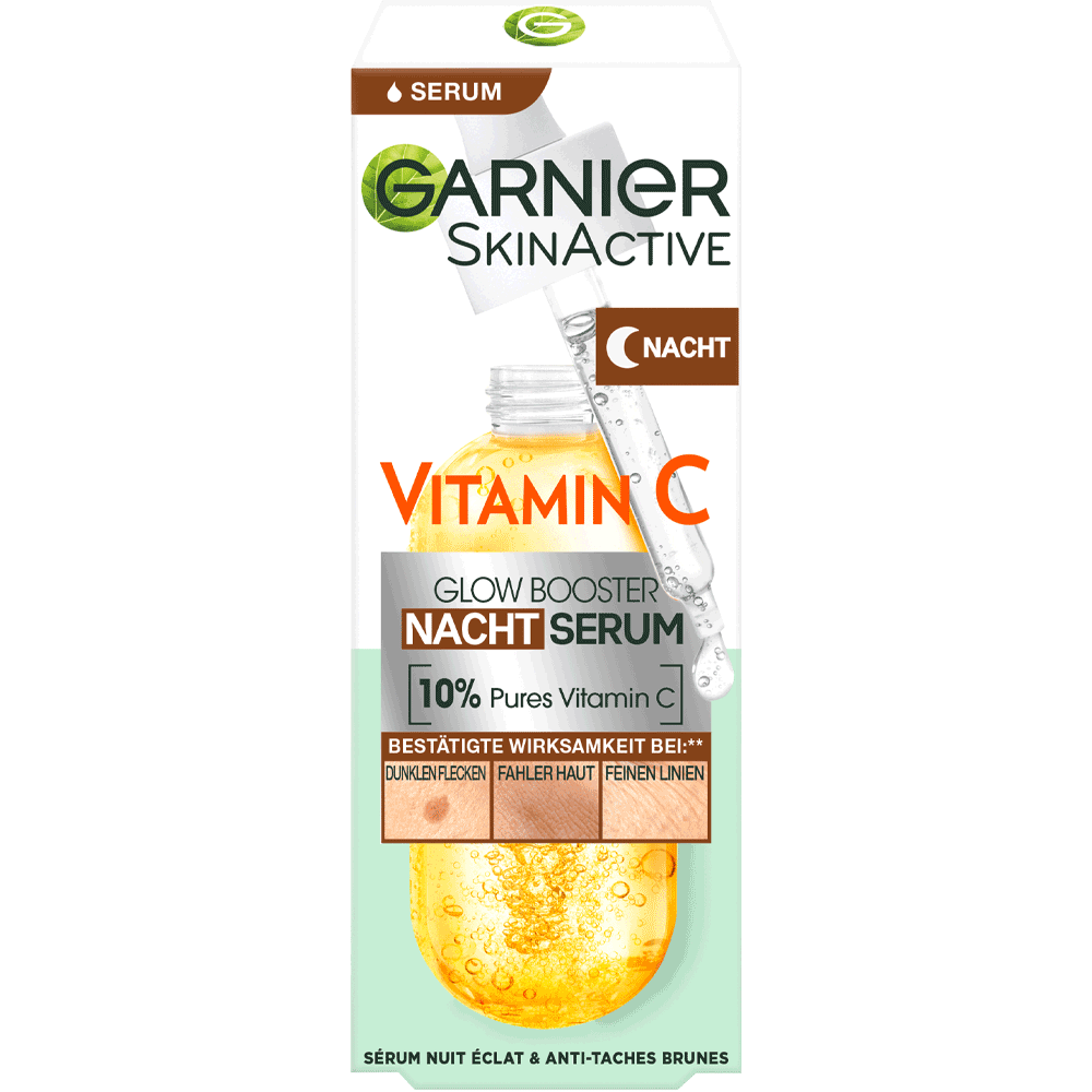 Bild: GARNIER SKIN ACTIVE Nachtserum Vitamin C Glow Booster 
