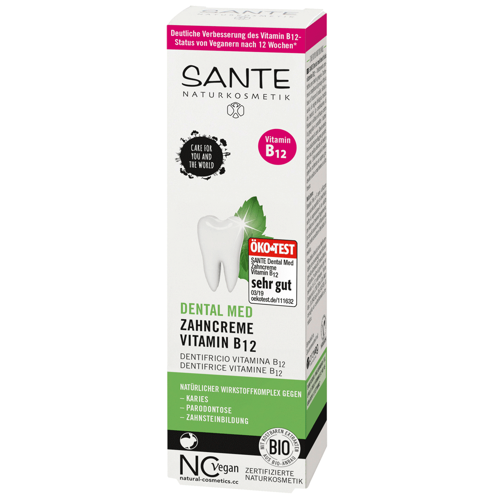 Bild: SANTE Dental Med Zahncreme Vitamin B12 