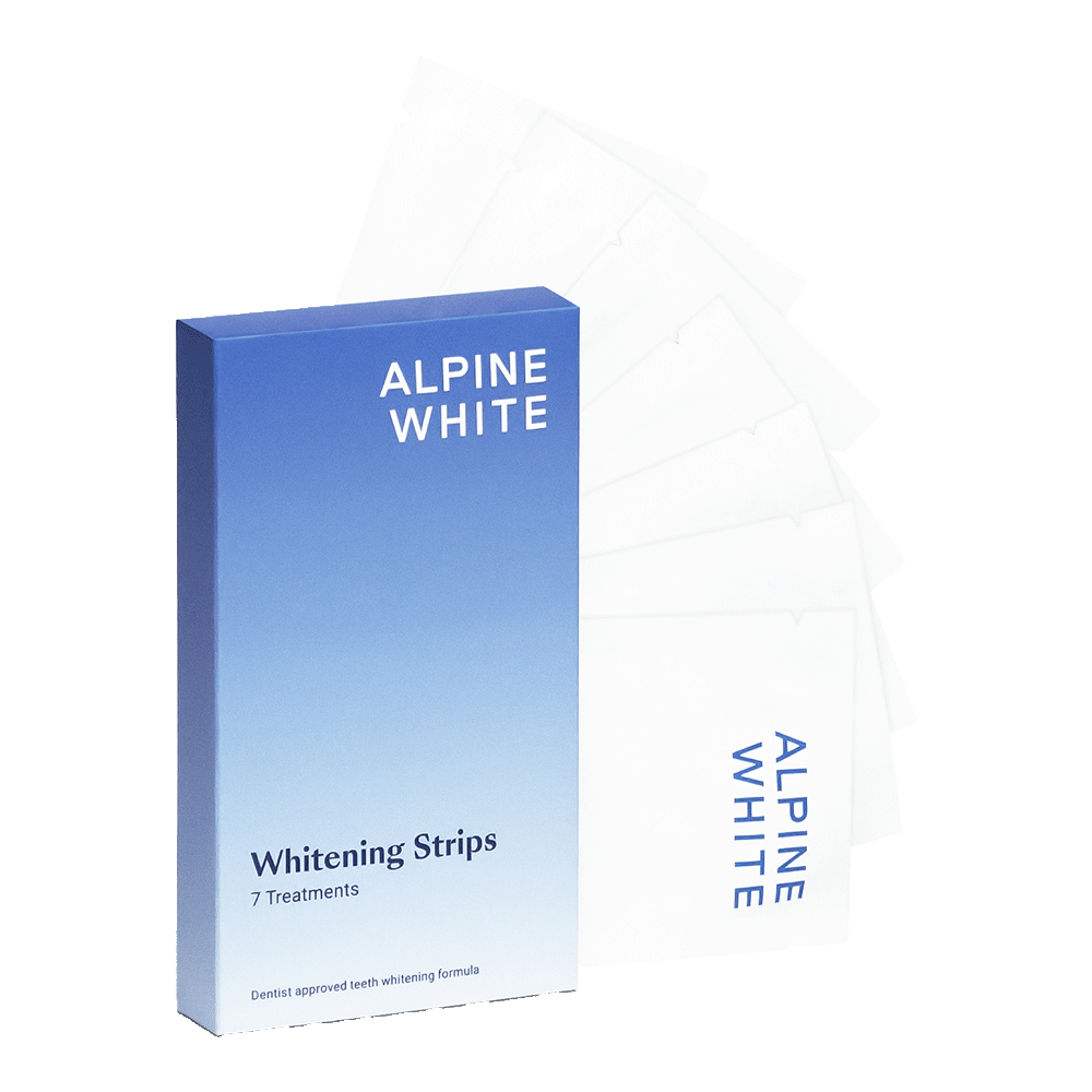 Bild: Alpine White Whitening Strips Zahnaufhellung 