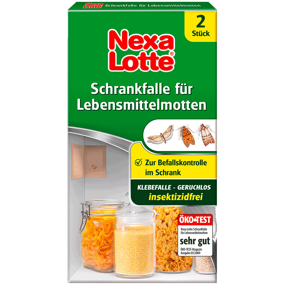 Bild: Nexa Lotte Schrankfalle für Lebensmittelmotten 