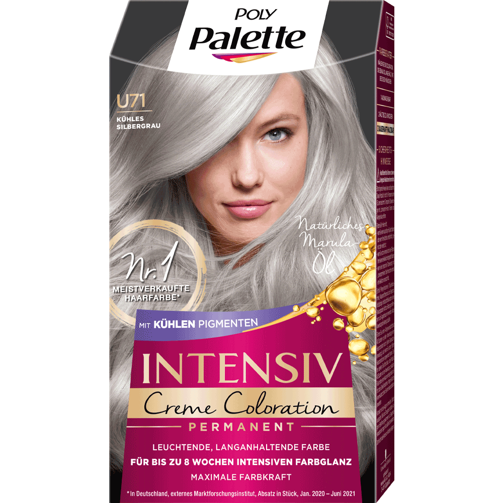 Bild: POLY Palette Intensiv-Creme-Coloration frostiges silber