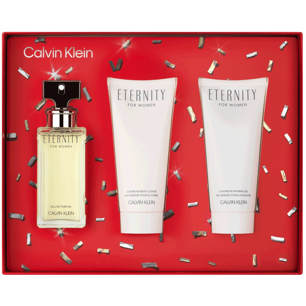 Bild: Calvin Klein Eternity Geschenkset Eau de Parfum 50 ml + Bodylotion 100 ml + Duschgel 100 ml 