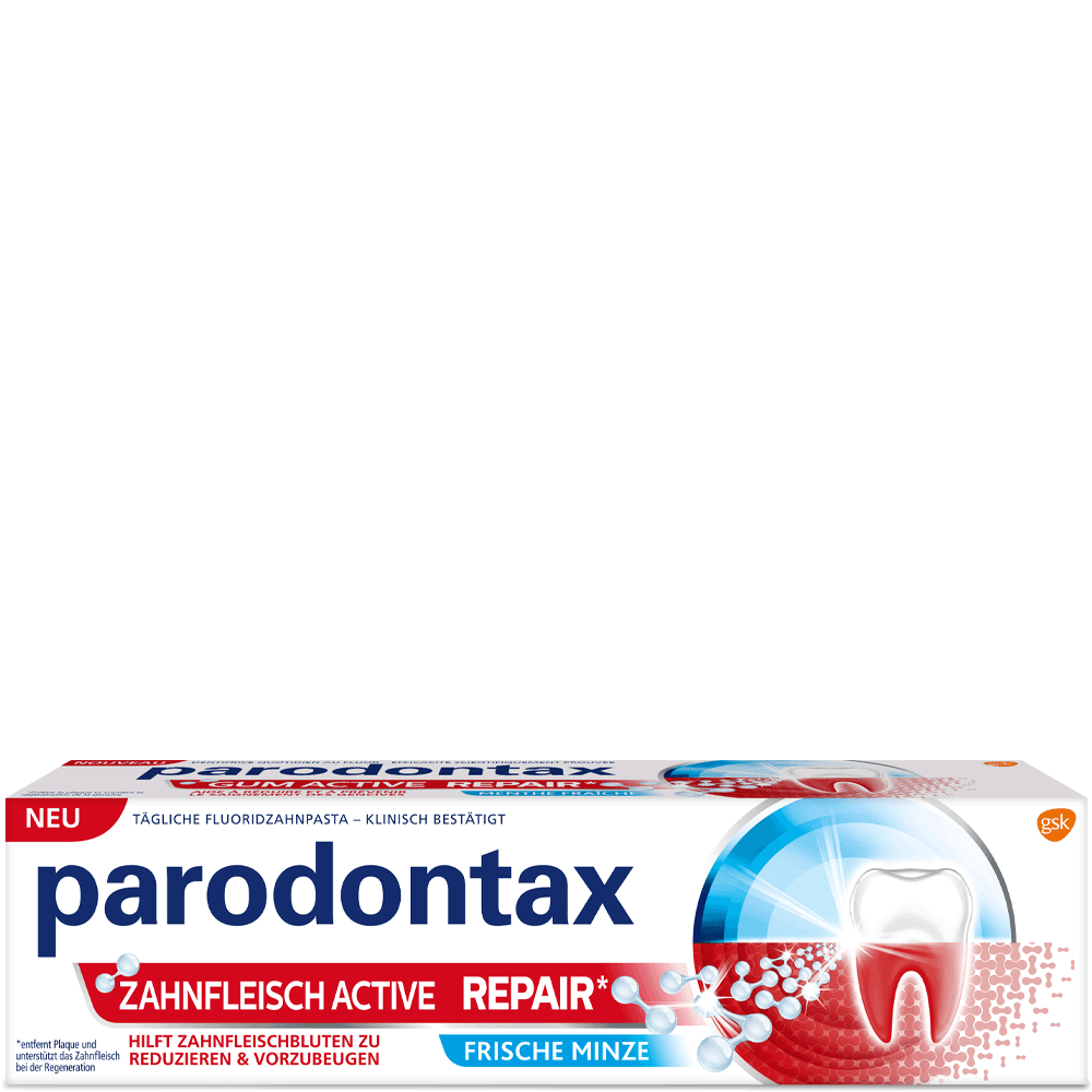 Bild: Parodontax Zahnfleisch Active Repair Zahnpasta Frische Minze 