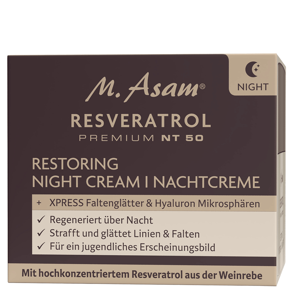 Bild: M. Asam Resveratrol Premium NT50 Restoring Nachtcreme 