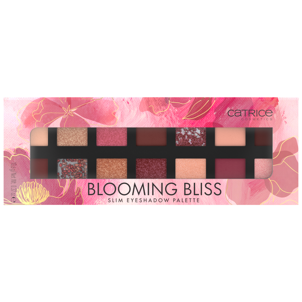 Bild: Catrice Blooming Bliss Slim Lidschatten Palette Colors of Bloom