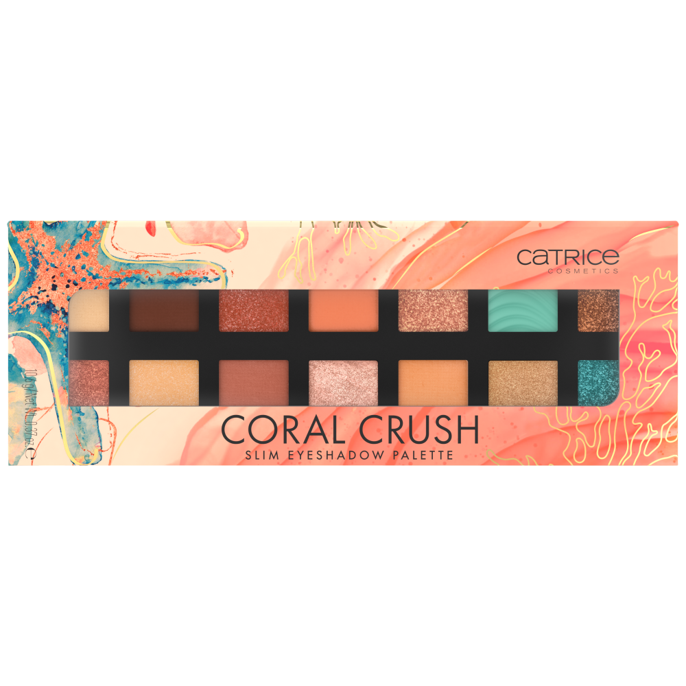Bild: Catrice Coral Crush Slim Lidschatten Palette Under the Sea
