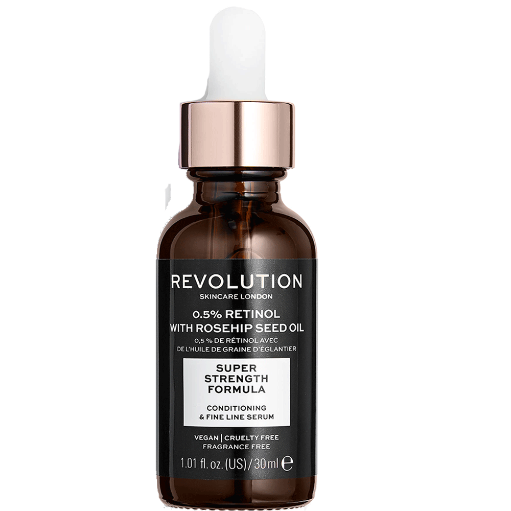 Bild: Revolution Skincare Skincare 0.5% Retinol Super Serum mit Rosehip Hagebuttenöl 