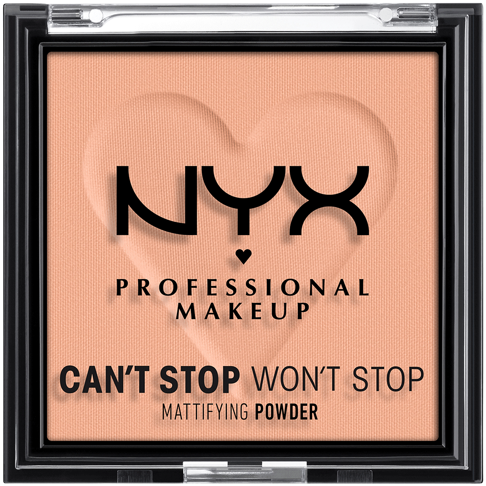 Bild: NYX Professional Make-up Can't Stop Won't Stop Mattifying Pressed Powder BRIGHT PEACH