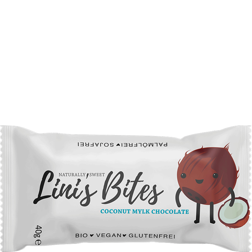 Bild: Linis Bites Riegel Coconut Mylk Chocolate 