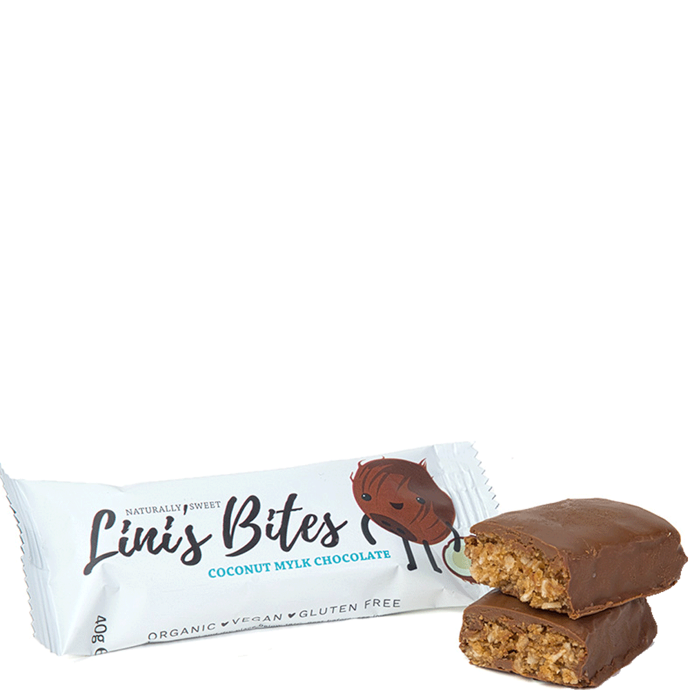 Bild: Linis Bites Riegel Coconut Mylk Chocolate 