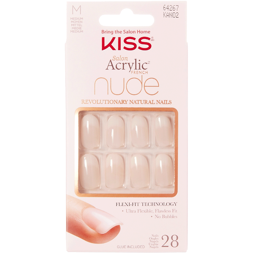 Bild: KISS Salon Acrylic Nude Nails - Graceful 