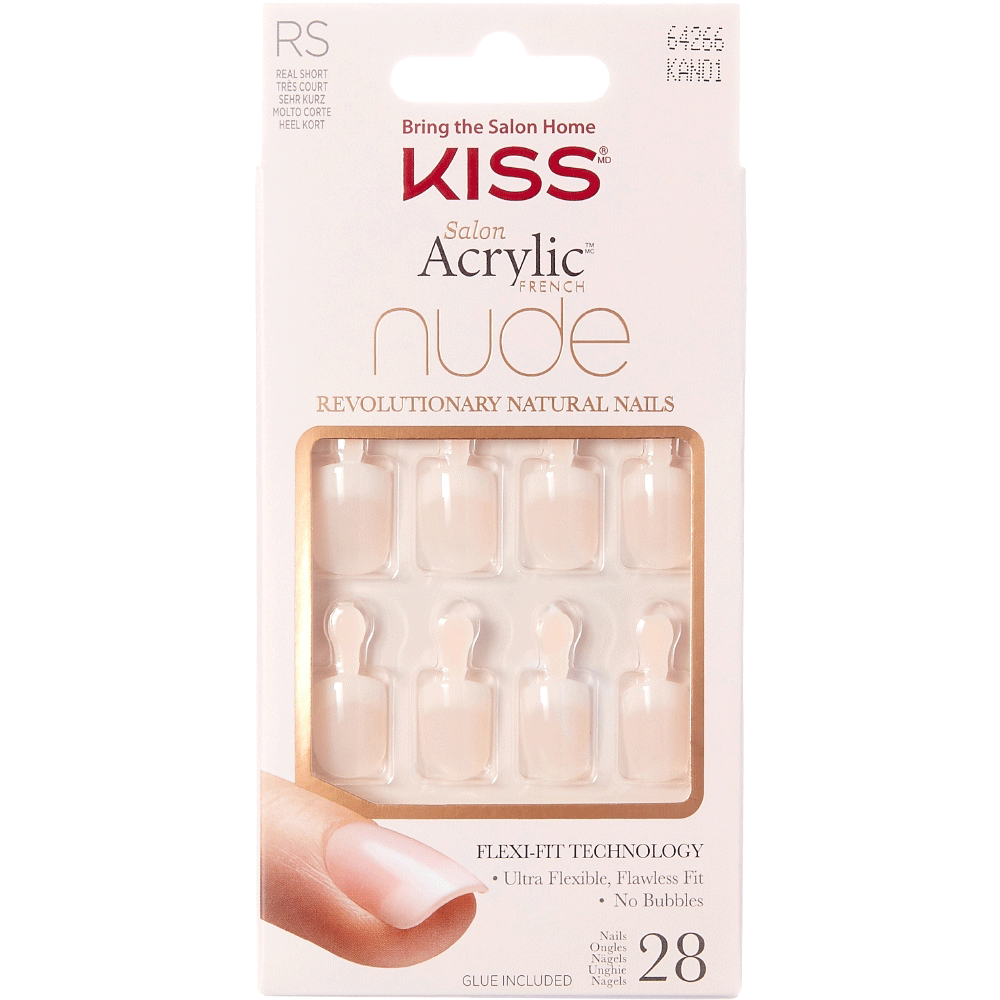 Bild: KISS Salon Acrylic Nude Nails - Breathtaking 