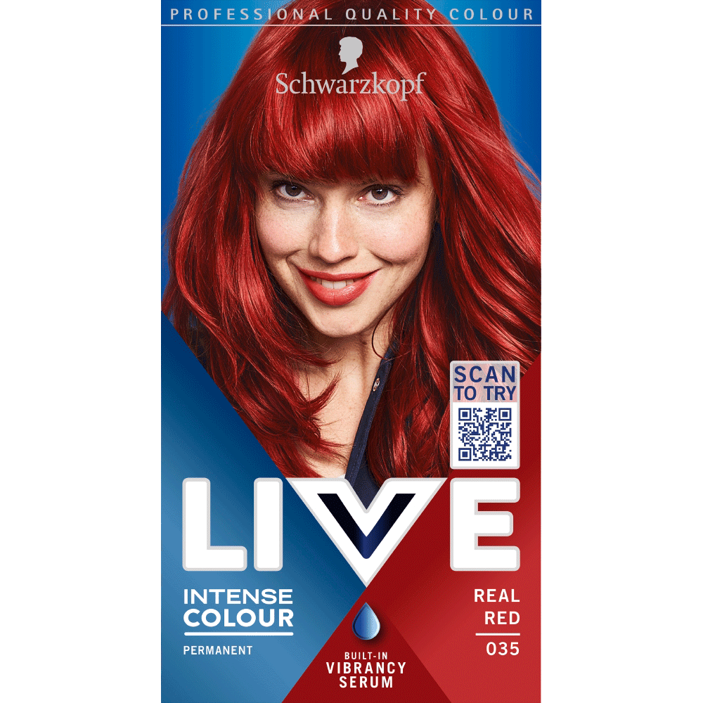 Bild: Schwarzkopf Live Haarfarbe Rot 