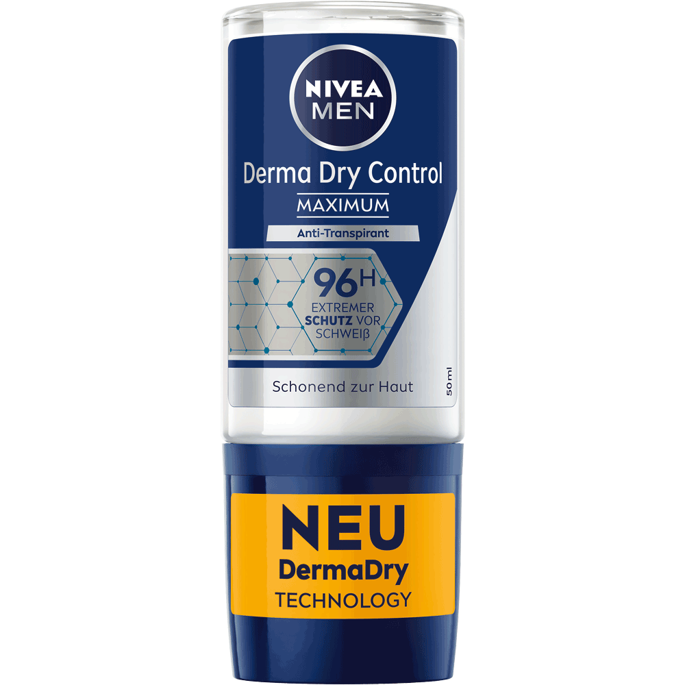 Bild: NIVEA MEN Deo Roll On Derma Dry Control Maximum 