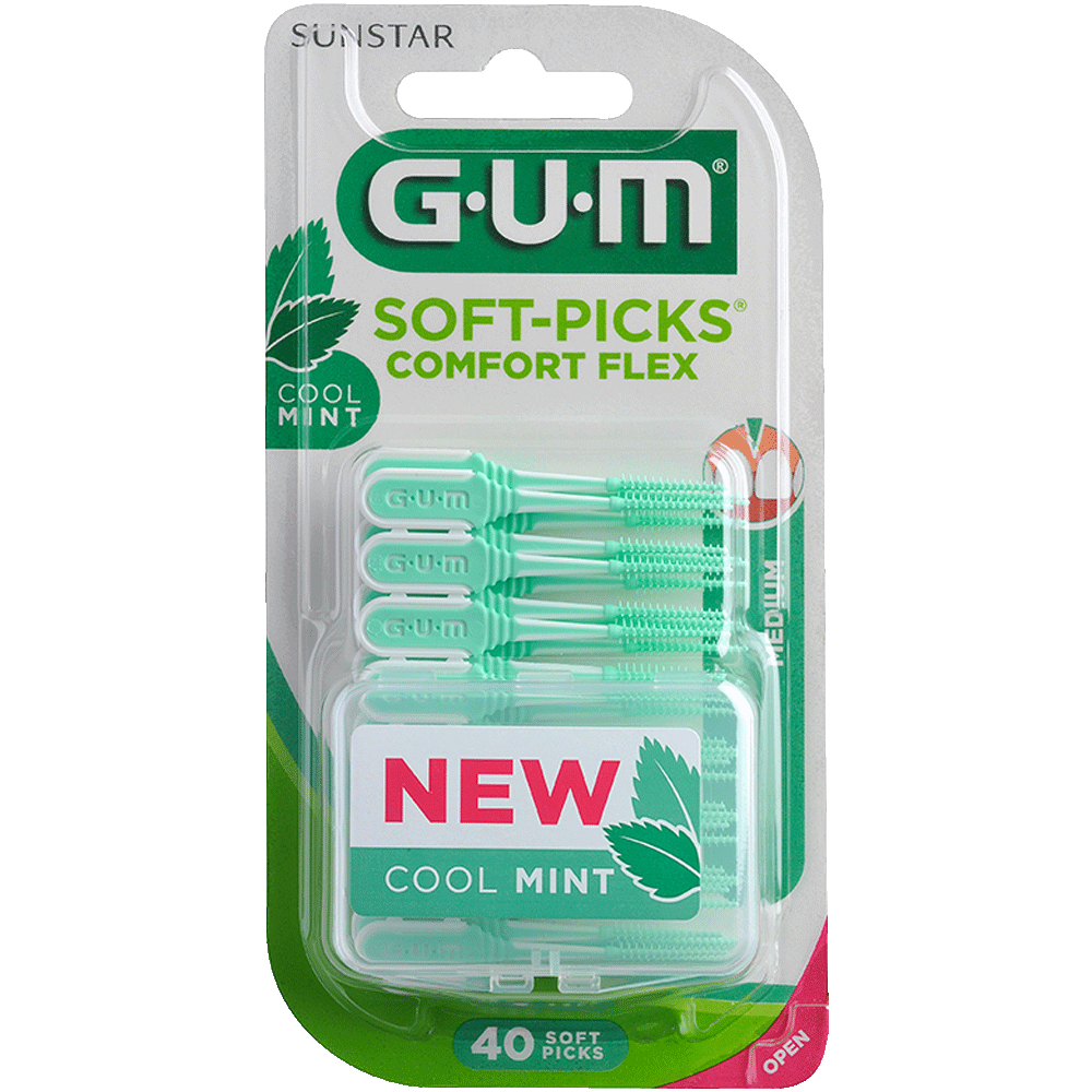 Bild: GUM Soft-Picks Comfort Flex Mint Medium 